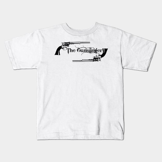 the gunslinger Kids T-Shirt by horrorshirt